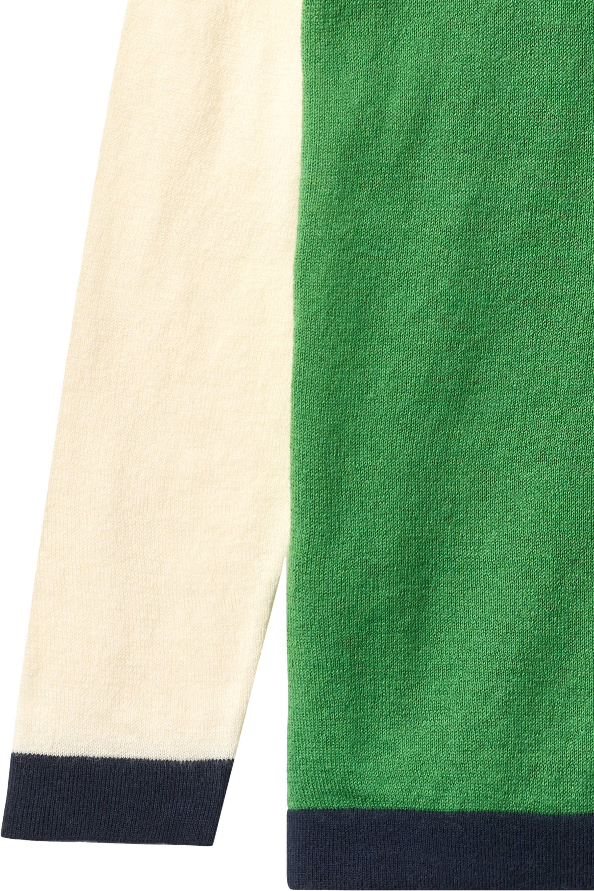 COPENHAGEN COLORS / LET STRIKKET BLUSE - SHARP GREEN COMB - Mini Monde Copenhagen