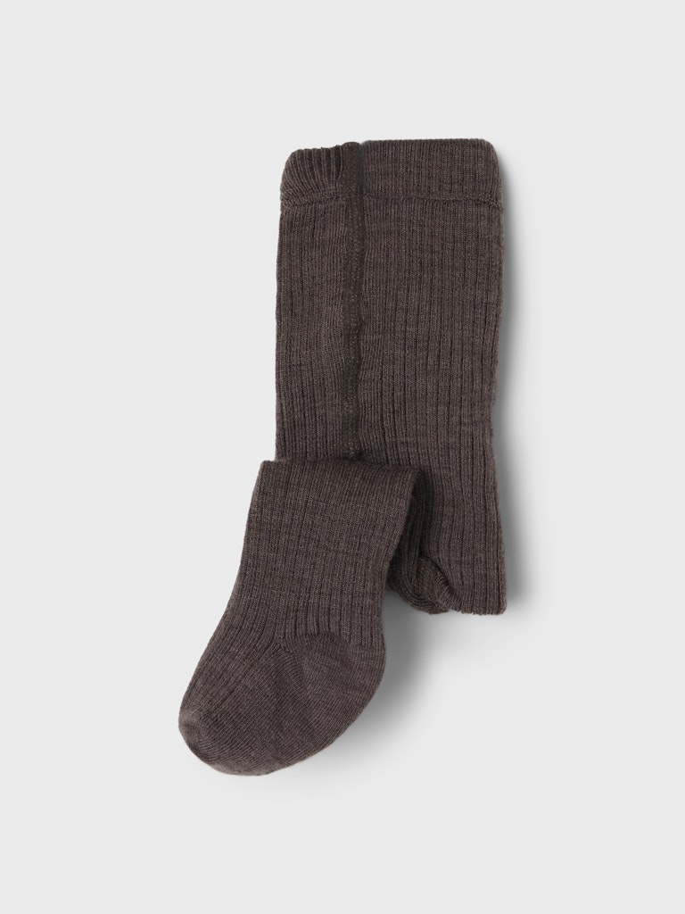 LIL' ATELIER / STRØMPEBUKSER I ULD - SEPIA TINT