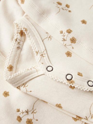 LIL’ ATELIER / LAYO SIF LS BODYKJOLE – FLOWER YELLOW - Mini Monde Copenhagen