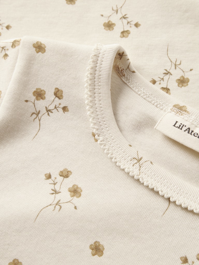 LIL’ ATELIER / LAYO SIG LS BLUSE – FLOWER YELLOW - Mini Monde Copenhagen