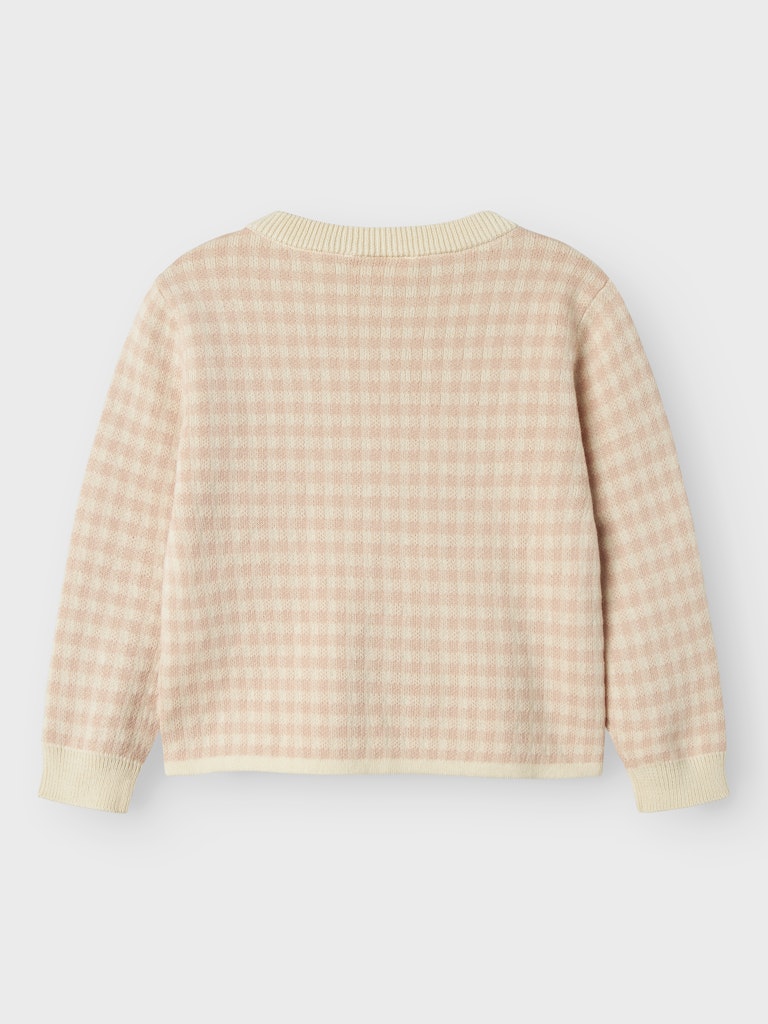 LIL' ATELIER / NADIE LS LØS STRIKBLUSE - CAMEO ROSE