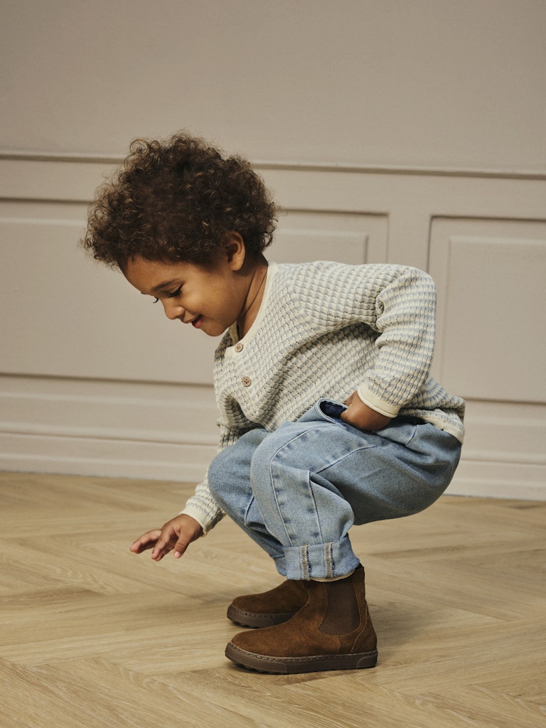 LIL' ATELIER / NELSON LS STRIK BLUSE - PIGEON