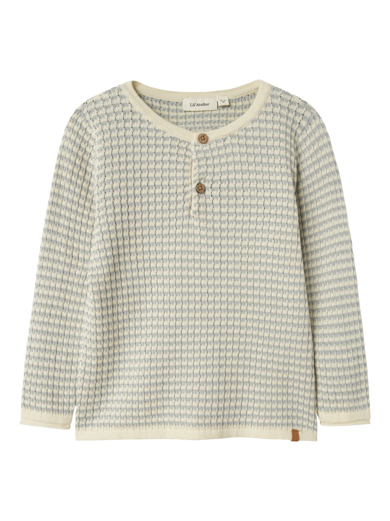 LIL' ATELIER / NELSON LS STRIK BLUSE - PIGEON