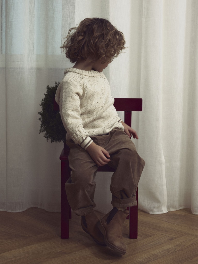 LIL’ ATELIER / SOMBA LOOSE FLØJLSBUKSER – SEPIA TINT