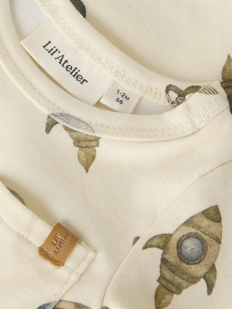 LIL' ATELIER / LAYO GEO LS BODYSTOCKING - SPACE