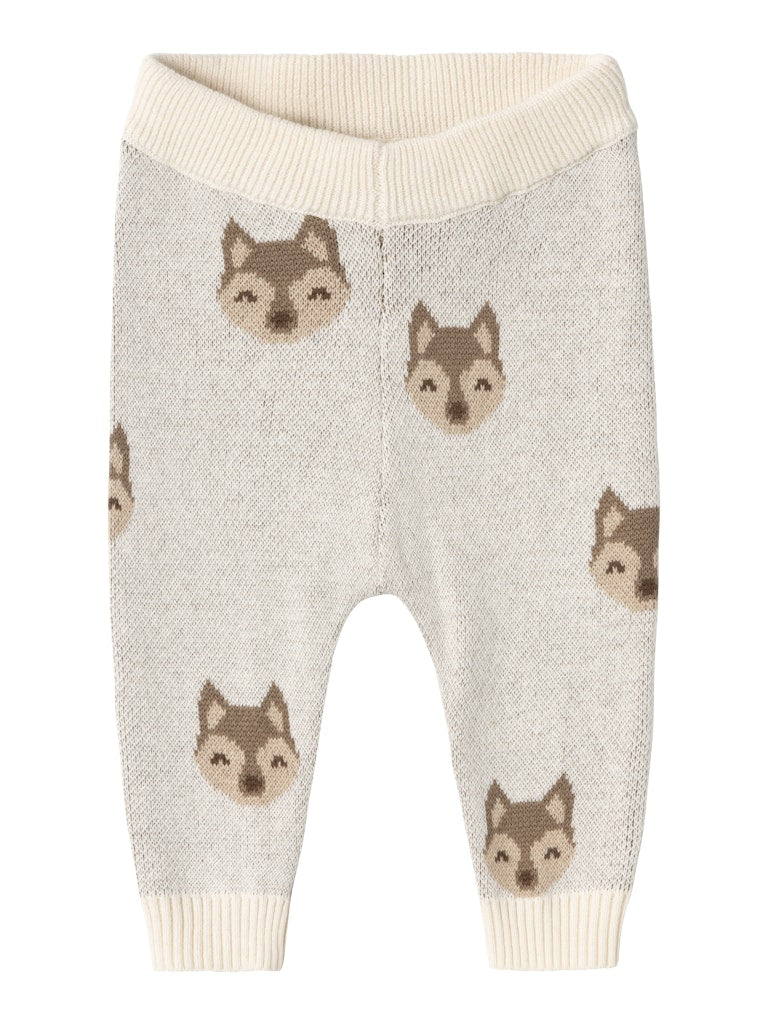 LIL' ATELIER / LULIO BABY STRIK BUKSER - RÆVEHOVEDE