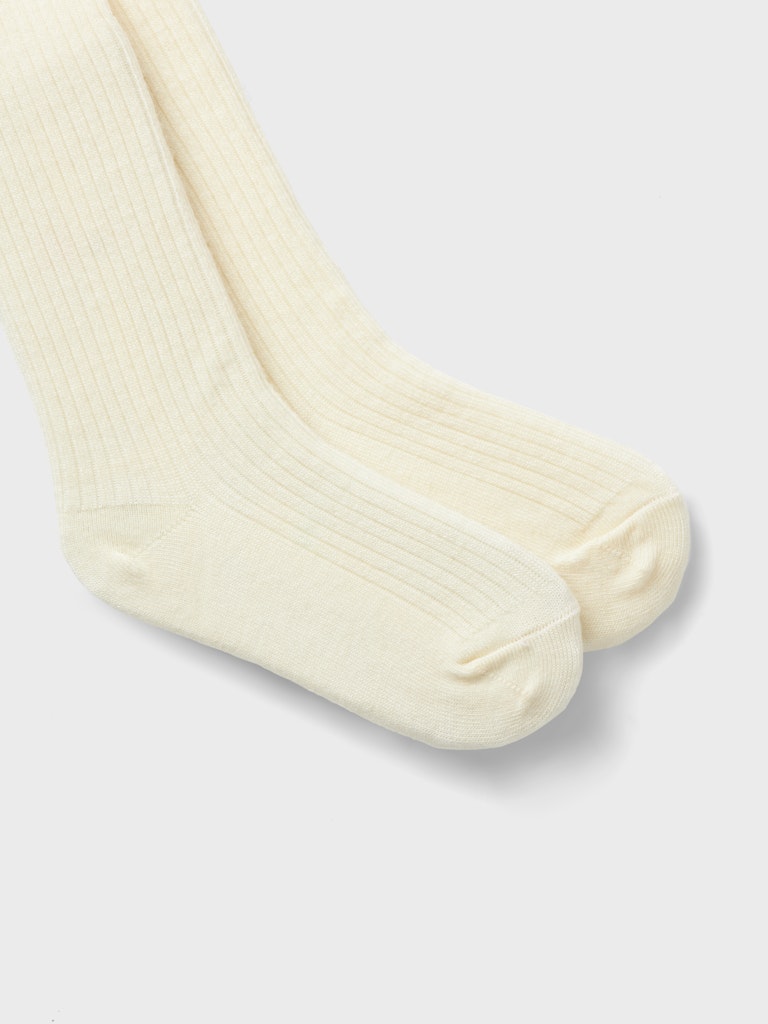 LIL' ATELIER / STRØMPEBUKSER I ULD - TURTLEDOVE