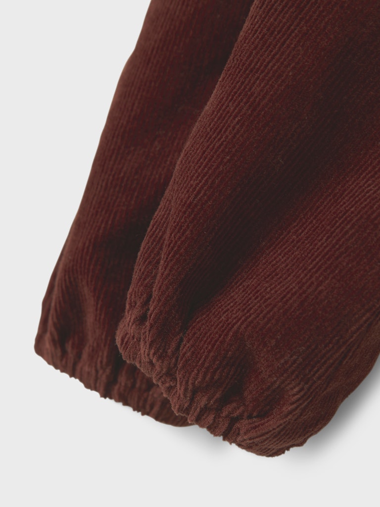 LIL' ATELIER / OBERT FLØJLSOVERALL BABY - HOT CHOCOLATE