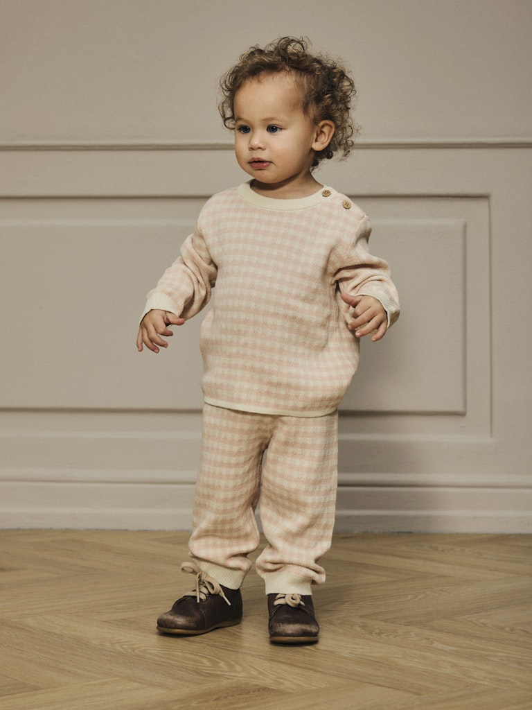 LIL' ATELIER / NADIE STRIK BUKSER - CAMEO ROSE