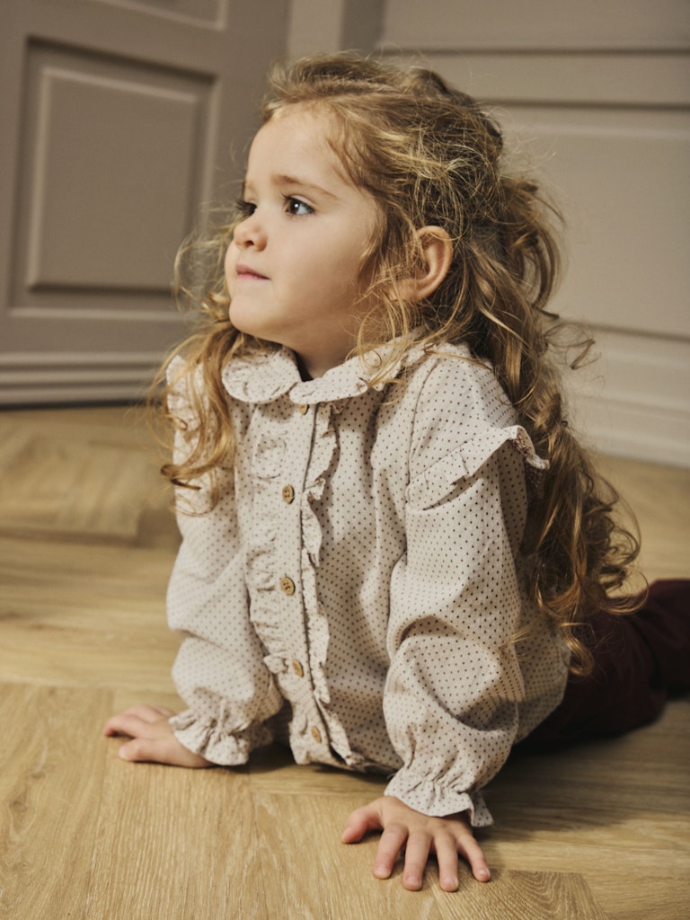 LIL' ATELIER / OLENA SKJORTE - PASTEL PARCHMENT