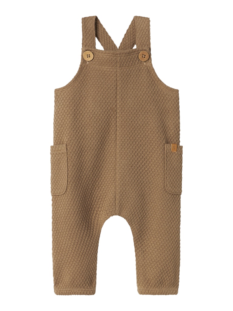 LIL' ATELIER / NOELLO SWEAT OVERALLS - SEPIA TINT