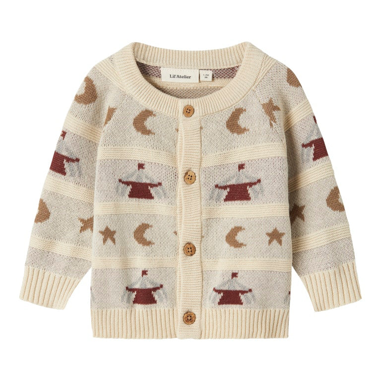 LIL' ATELIER / LAMAI CARDIGAN - TURTLEDOVE