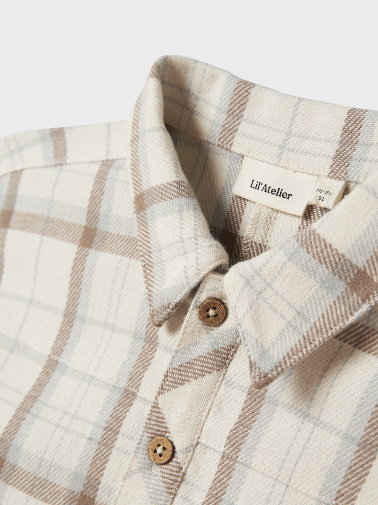 LIL' ATELIER / OTIS LØS SKJORTEJAKKE - TURTLEDOVE