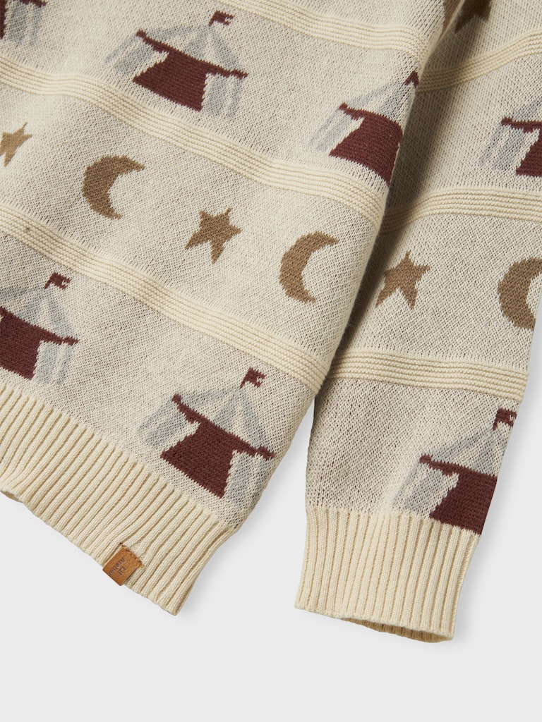 LIL' ATELIER / LAMAI STRIKTRØJE - TURTLEDOVE