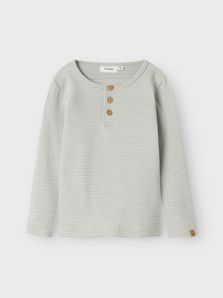 LIL' ATELIER / OHIO LANGÆRMET BLUSE I ØKOLOGISK BOMULD / PIGEON