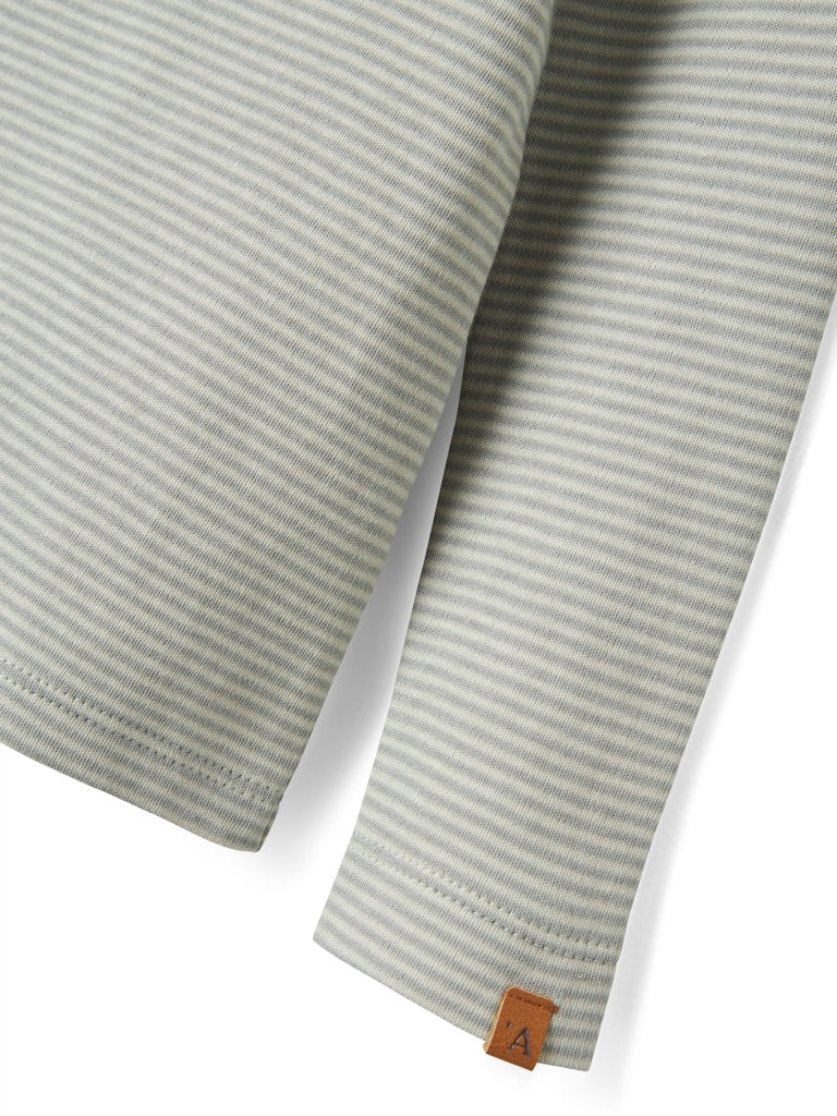 LIL' ATELIER / OHIO LANGÆRMET BLUSE I ØKOLOGISK BOMULD / PIGEON