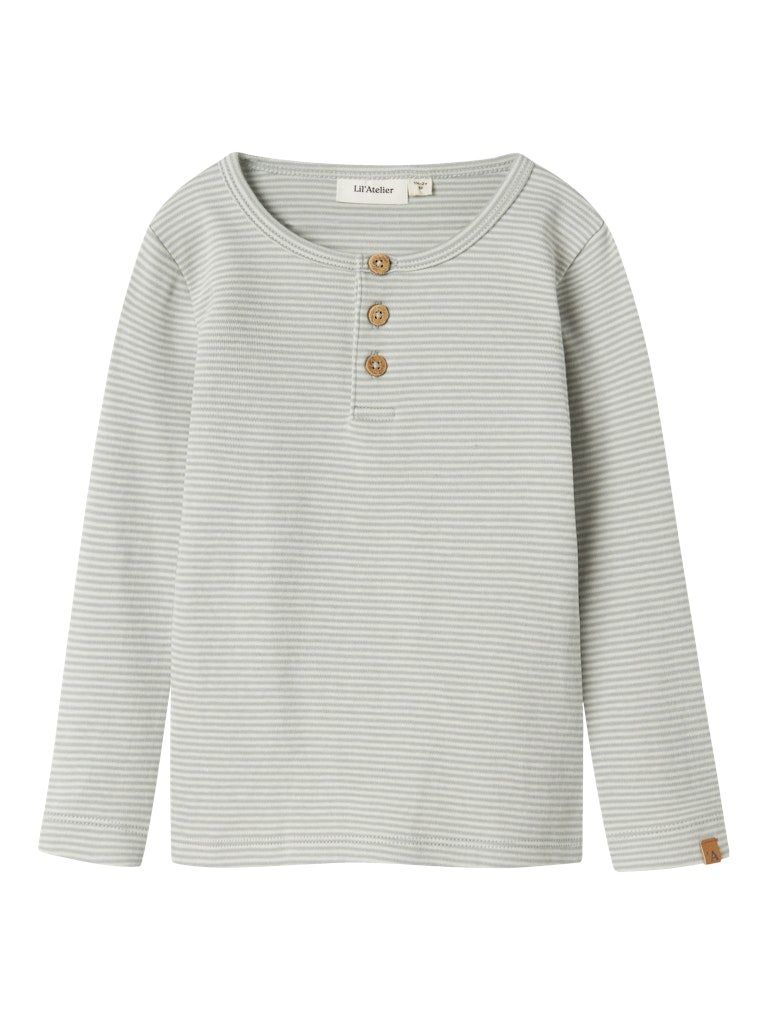 LIL' ATELIER / OHIO LANGÆRMET BLUSE I ØKOLOGISK BOMULD / PIGEON