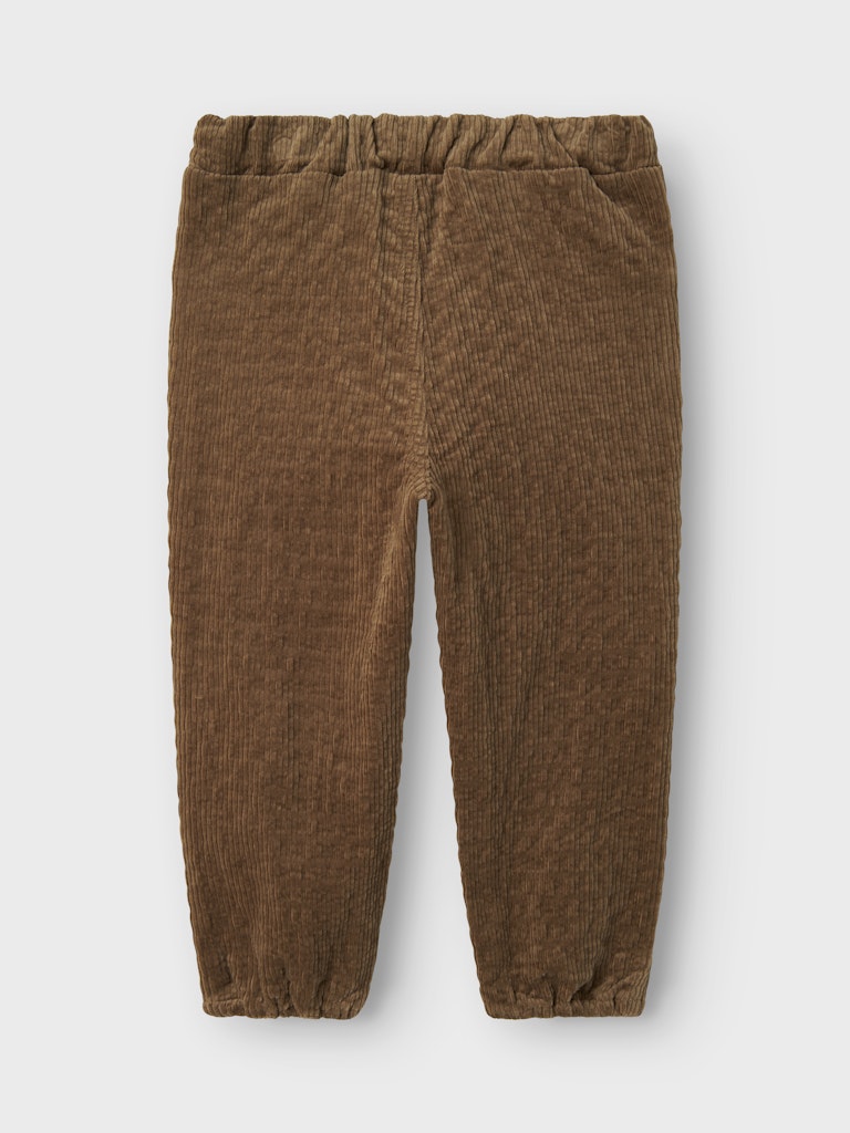 LIL' ATELIER / OSMUND LØSE FLØJLSBUKSER - SEPIA TINT