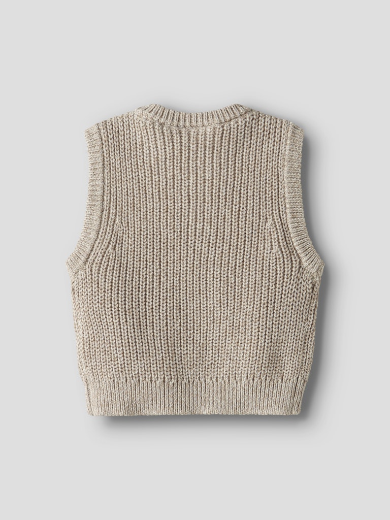 LIL' ATELIER / ROKKO STRIK VEST - OXFORD TAN