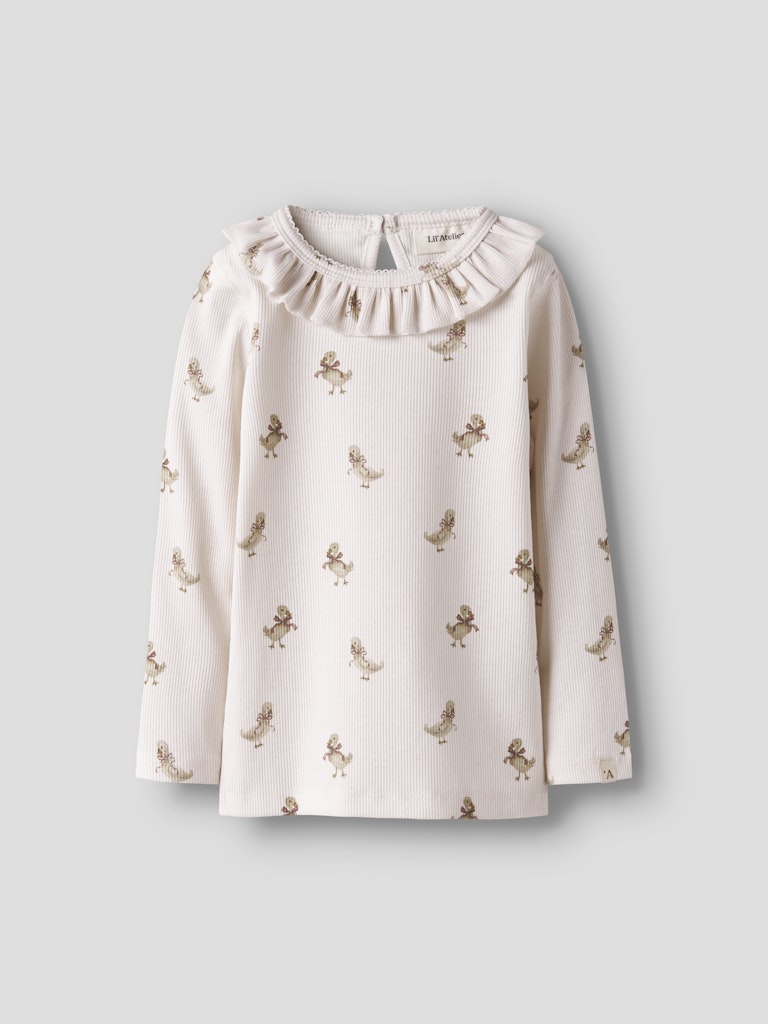 LIL' ATELIER / LAVO LS BLUSE - GOOSE