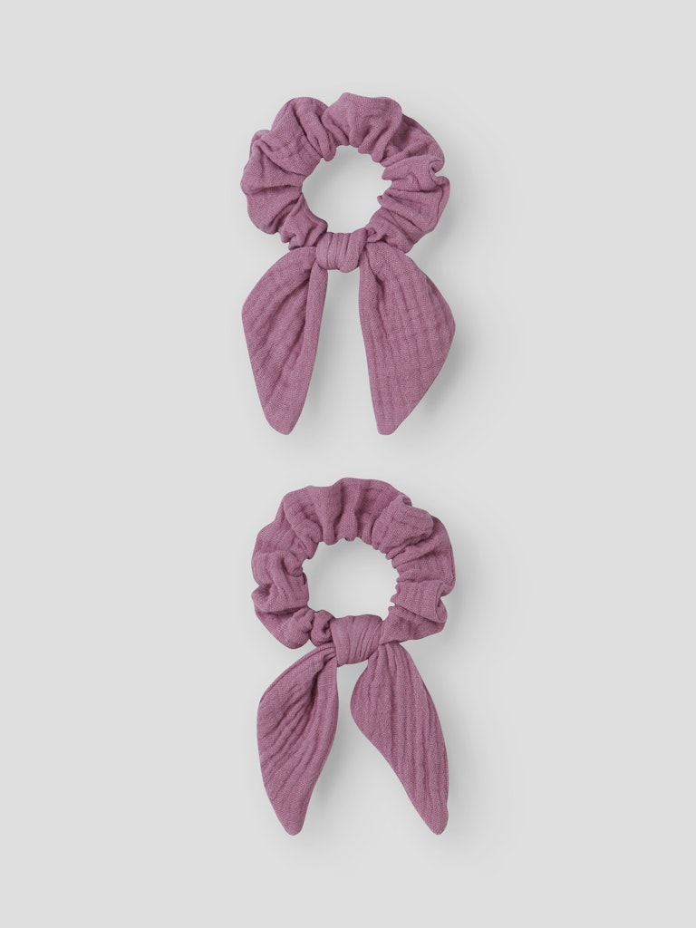 LIL' ATELIER / 2- PAK LOUISE SCRUNCHIE - NOSTALGIA ROSE