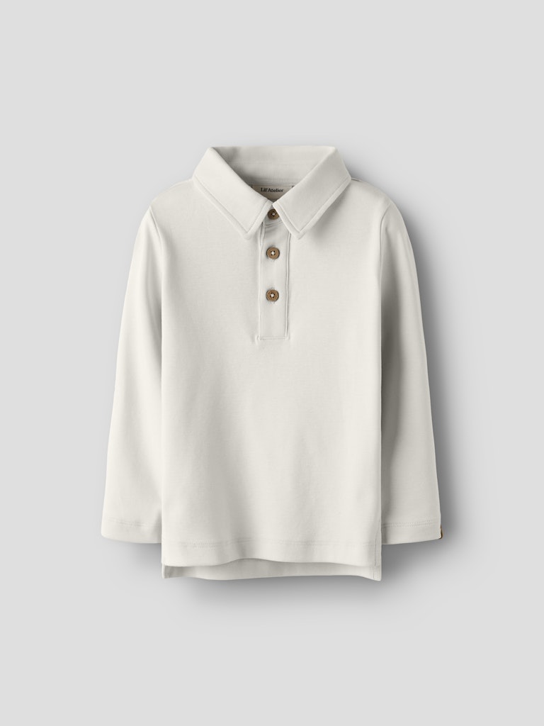 LIL' ATELIER / FUNDO BLUSE MED KRAVE - TURTLEDOVE