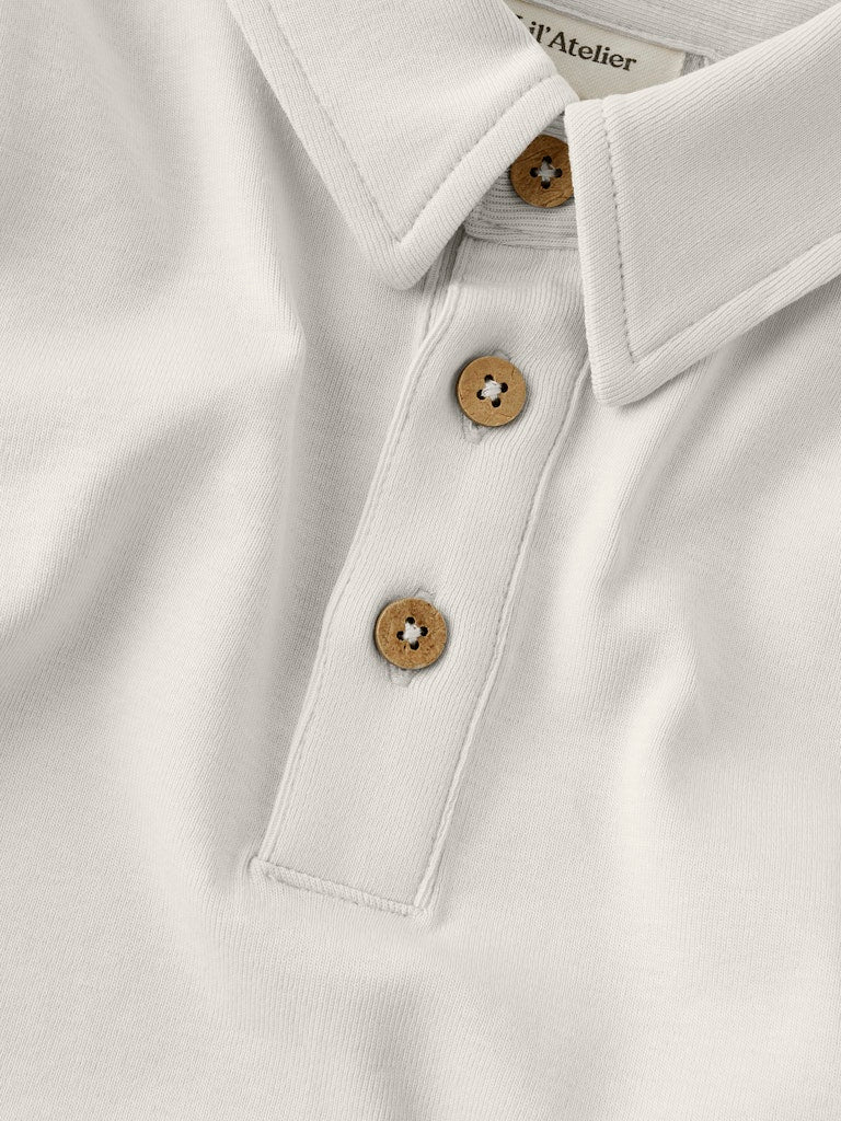 LIL' ATELIER / FUNDO BLUSE MED KRAVE - TURTLEDOVE