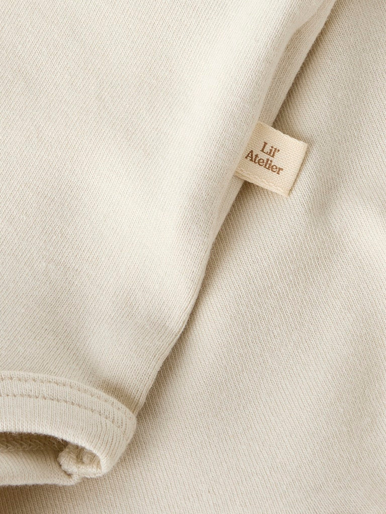 LIL' ATELIER / FUNDO BODYSTOCKING MED KRAVE - TURTLEDOVE