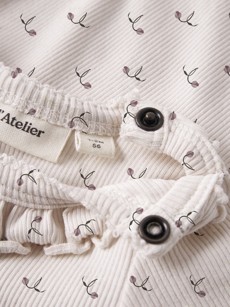 LIL’ ATELIER / GAGO KIS LS SLIM BODYSTOCKING – ALMOST MAUVE