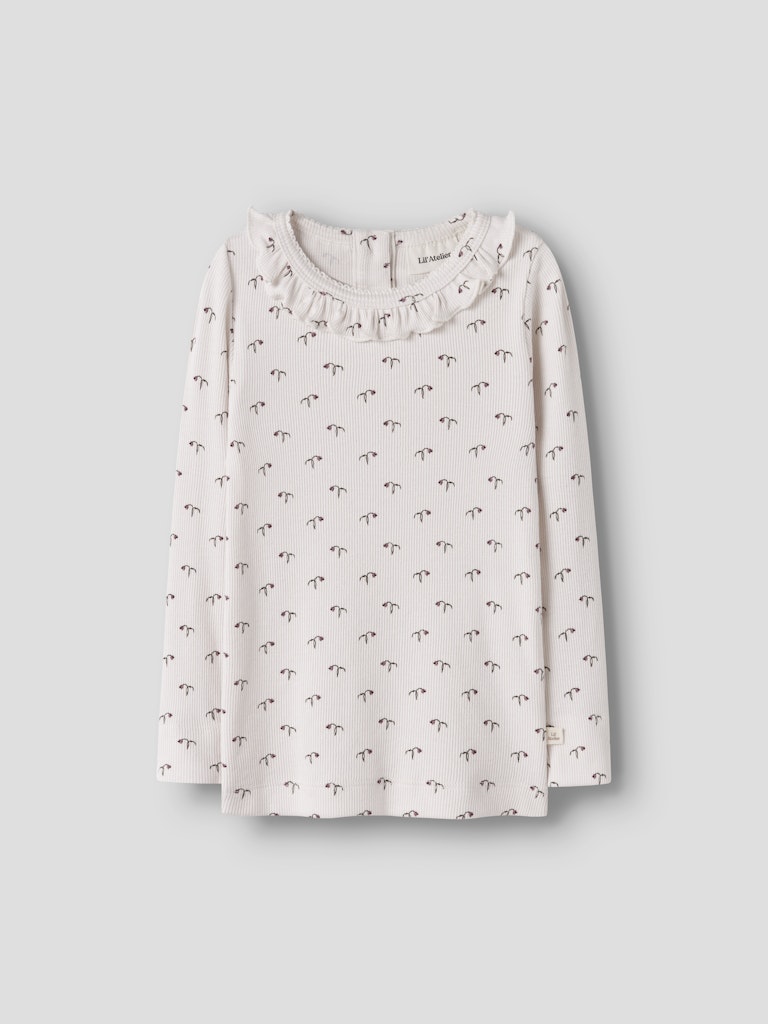 LIL’ ATELIER / GAGO KIS LS BLUSE – ALMOST MAUVE