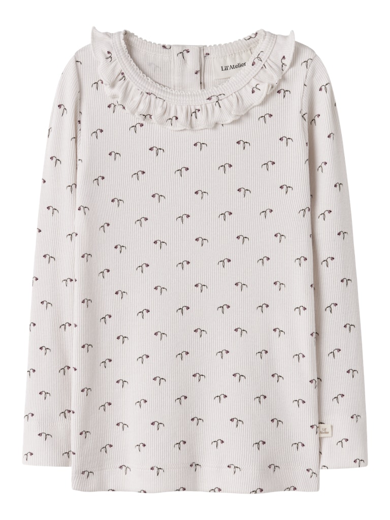 LIL’ ATELIER / GAGO KIS LS BLUSE – ALMOST MAUVE