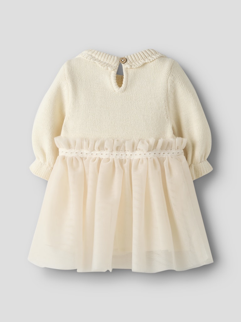 LIL’ ATELIER / SARINA LS STRIK BODY KJOLE – PISTACHIO SHELL