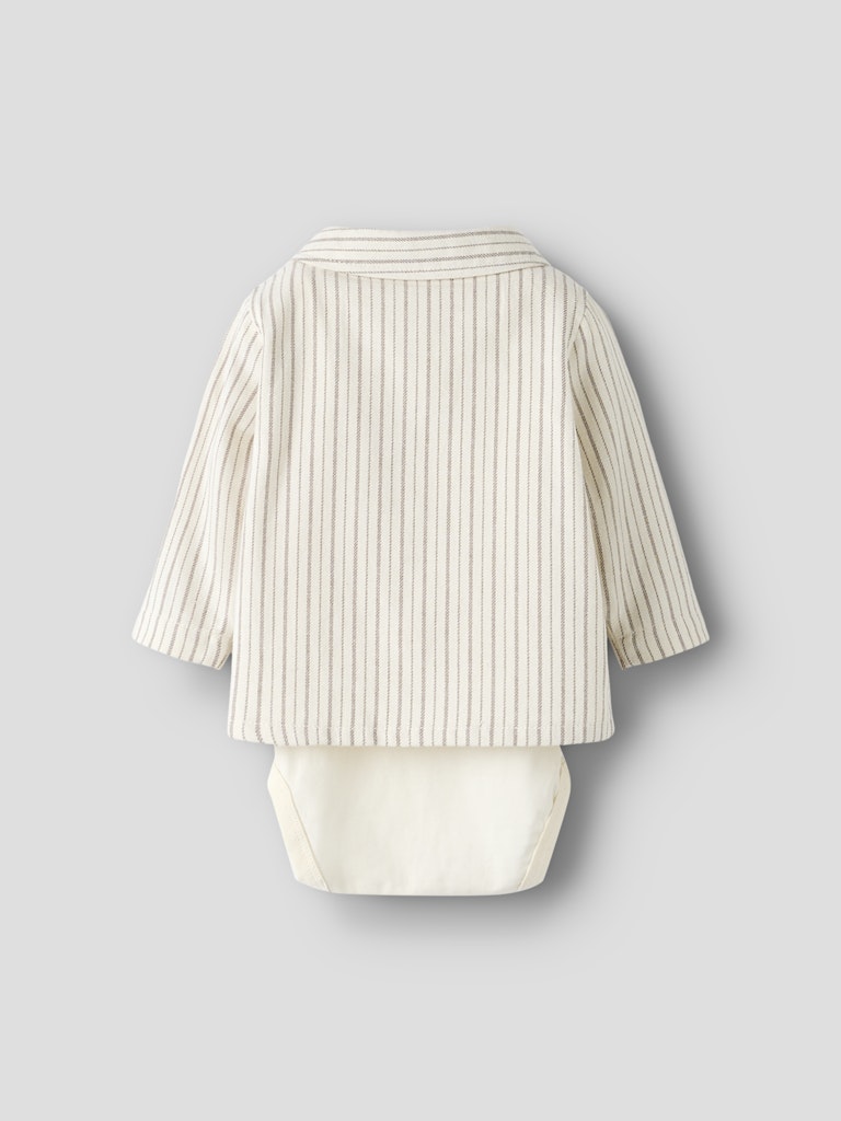 LIL’ ATELIER / FELIXO LS BODY SKJORTE – TURTLEDOVE