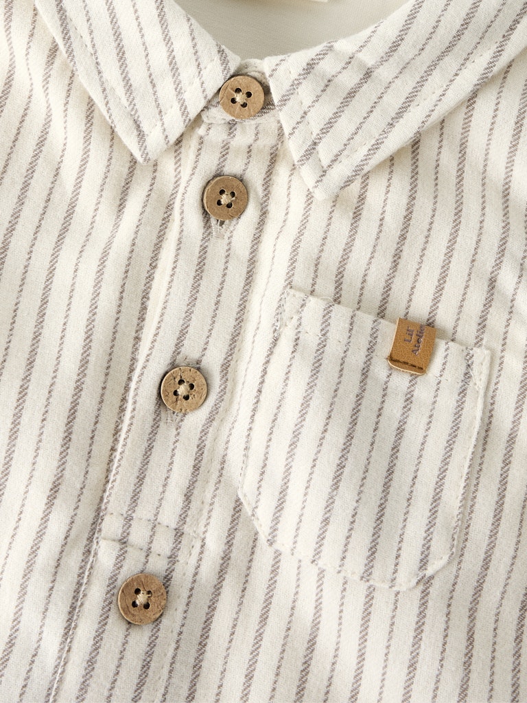 LIL’ ATELIER / FELIXO LS BODY SKJORTE – TURTLEDOVE