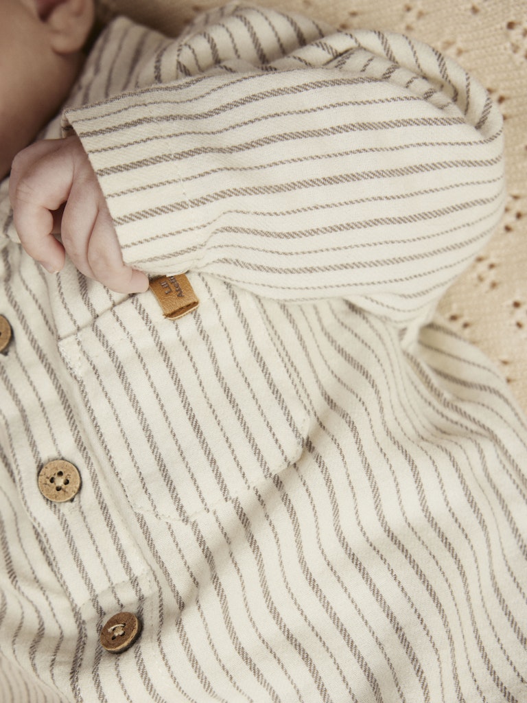 LIL’ ATELIER / FELIXO LS BODY SKJORTE – TURTLEDOVE