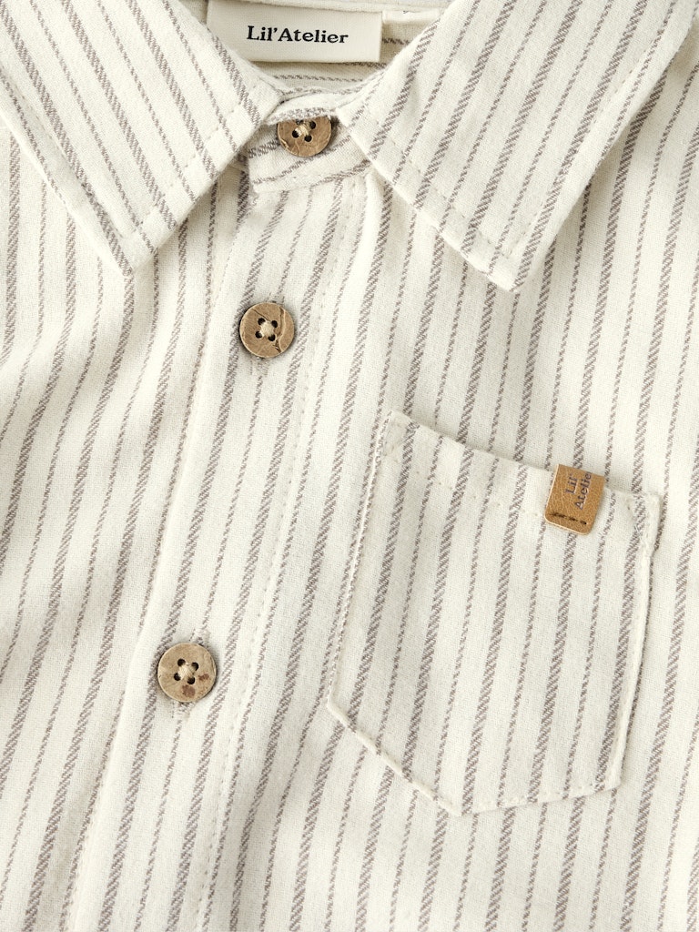 LIL’ ATELIER / FELIXO LS SKJORTE – TURTLEDOVE