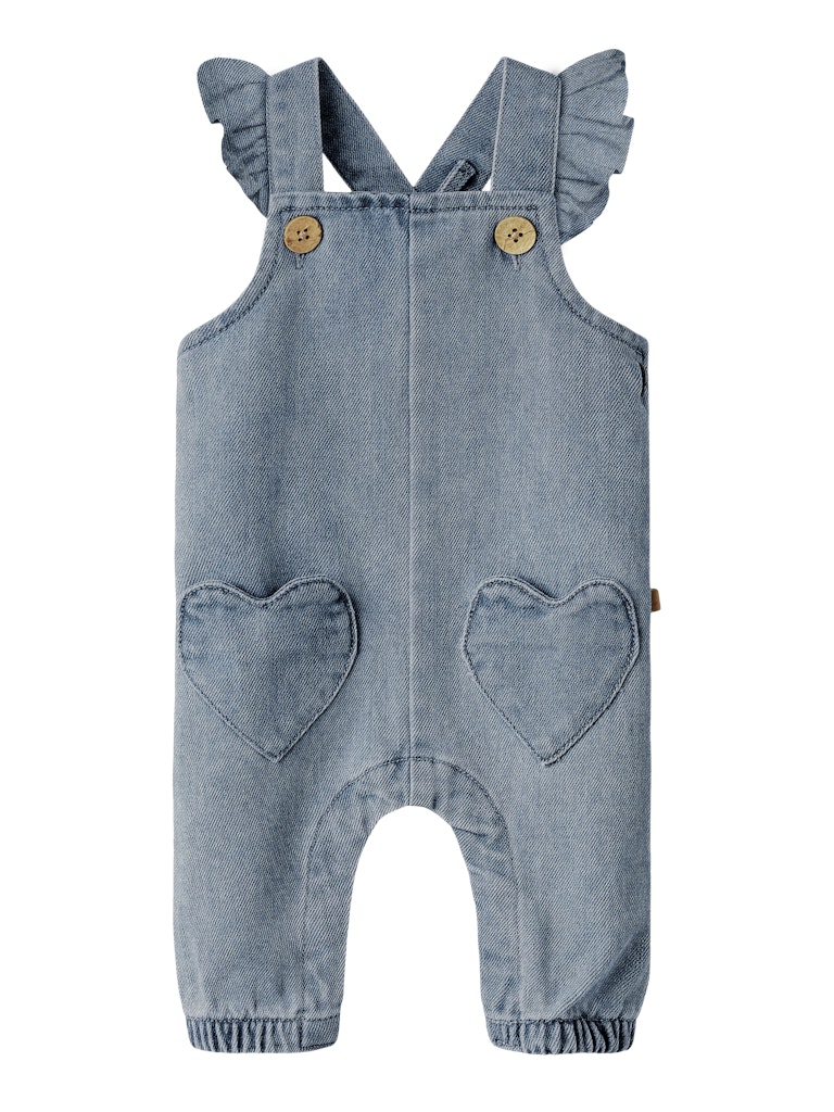 LIL’ ATELIER / LULIA LØSE OVERALLS – MEDIUM BLUE DENIM