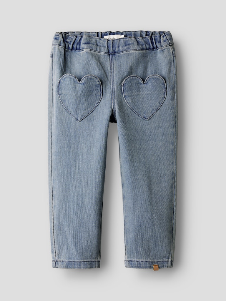LIL’ ATELIER / DENIM LØSE JEANS – MEDIUM BLUE DENIM