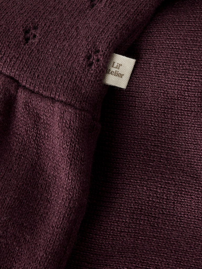 LIL’ ATELIER / NIMI STRIK KJOLE – CATAWBA GRAPE