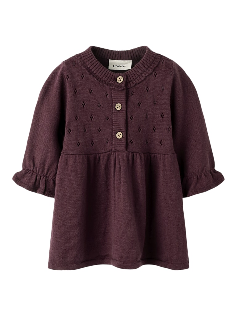 LIL’ ATELIER / NIMI STRIK KJOLE – CATAWBA GRAPE