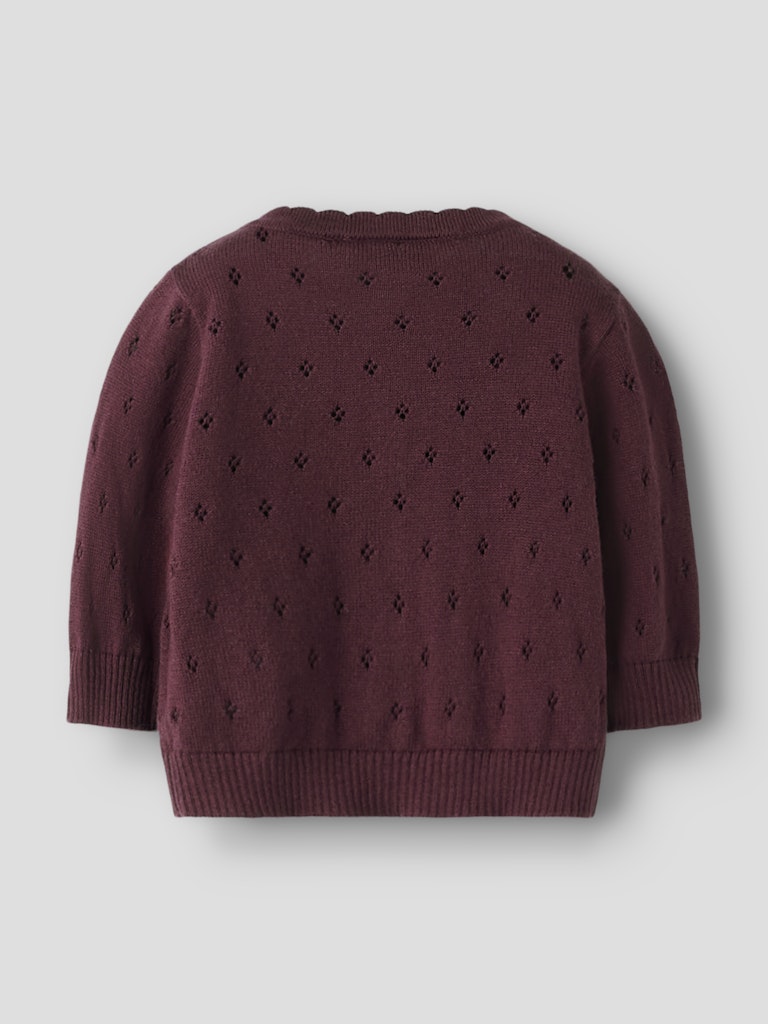 LIL’ ATELIER / NIMI CARDIGAN – CATAWBA GRAPE