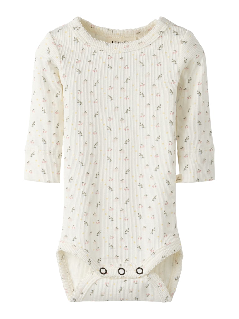 LIL’ ATELIER / GAGO LS SLIM BODYSTOCKING – SMALL FLOWER