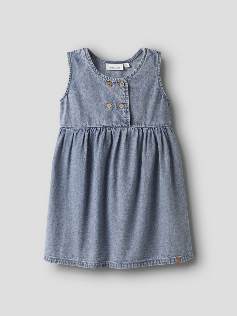 LIL’ ATELIER / TAYA DENIM SPENCER – MEDIUM BLUE DENIM