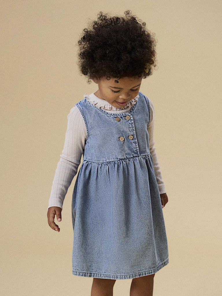 LIL’ ATELIER / TAYA DENIM SPENCER – MEDIUM BLUE DENIM