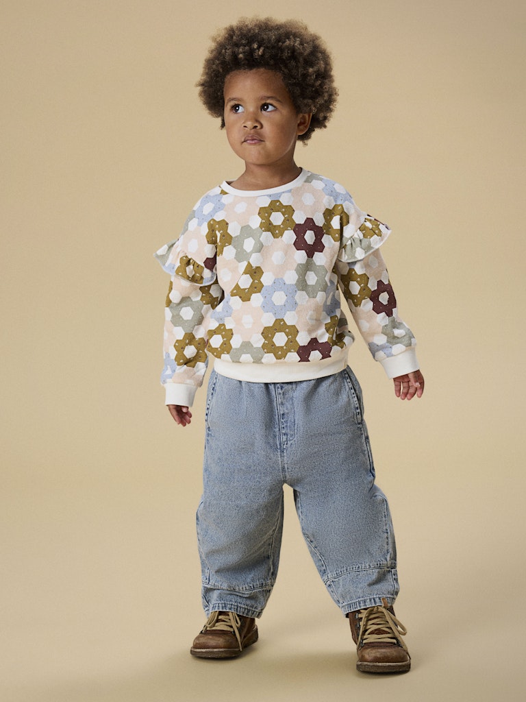 LIL’ ATELIER / TAYA WIDE JEANS – MEDIUM BLUE DENIM