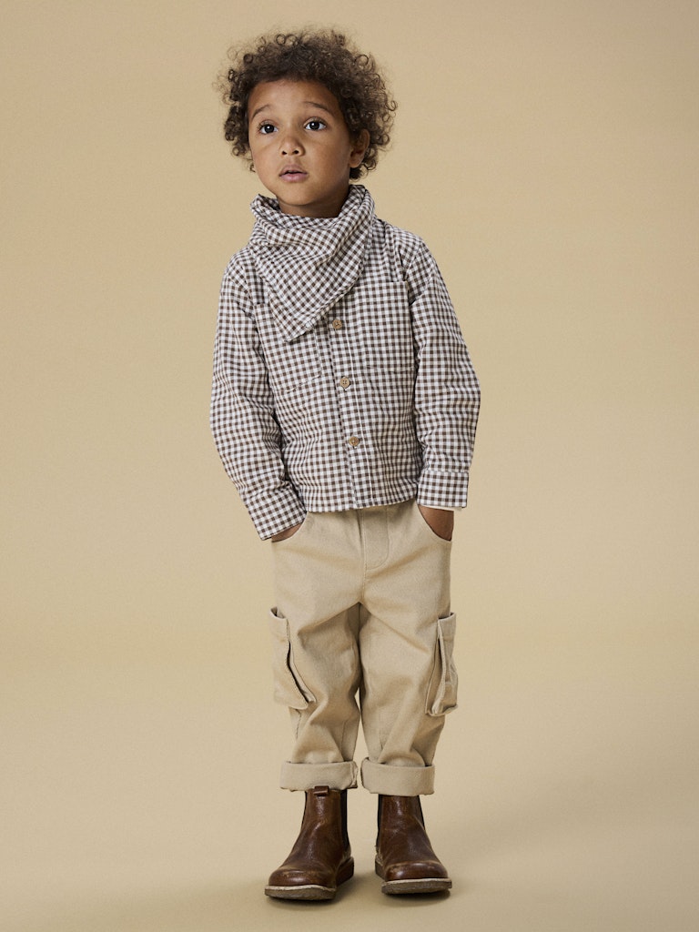 LIL’ ATELIER / TARU LØSE TWILL BUKSER – IRISH CREAM