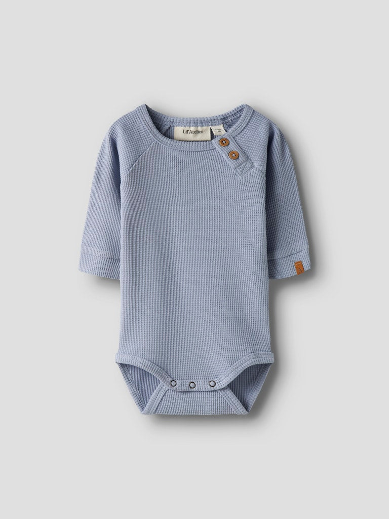 LIL’ ATELIER / BALTO LS BODYSTOCKING – ZEN BLUE