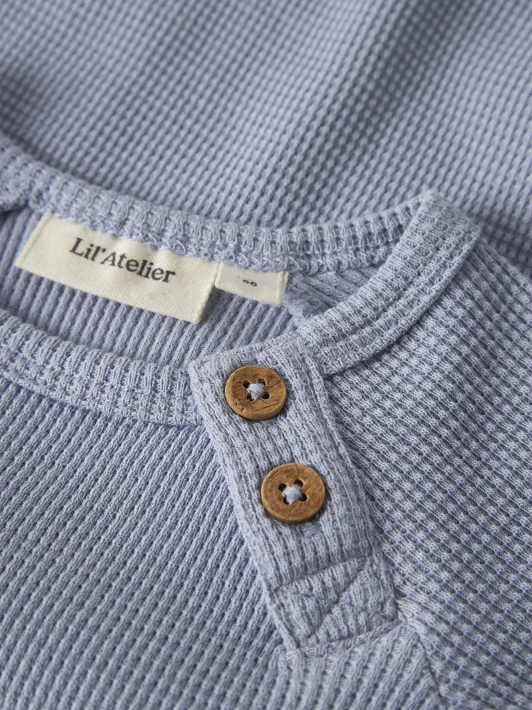 LIL’ ATELIER / BALTO LS BODYSTOCKING – ZEN BLUE