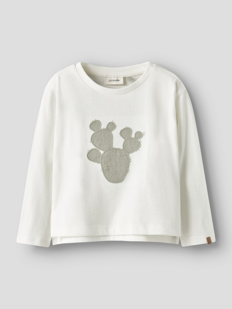 LIL’ ATELIER / HALI LS LØS BLUSE – COCONUT MILK