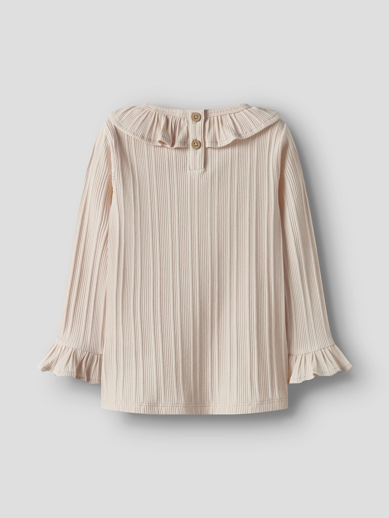 LIL’ ATELIER / TANSY LS SLIM TOP – NOVELLE PEACH